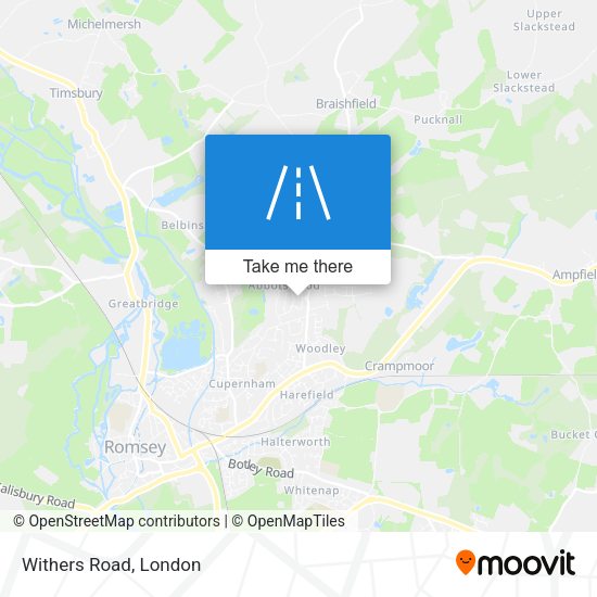 Withers Road map
