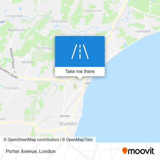 Porter Avenue map