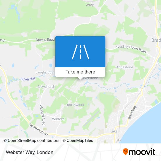 Webster Way map