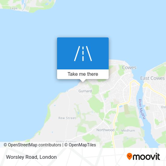 Worsley Road map