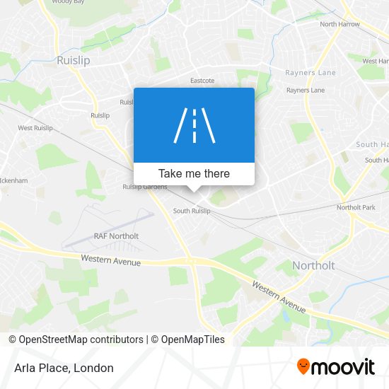 Arla Place map