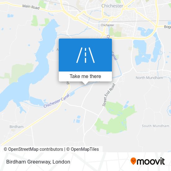 Birdham Greenway map