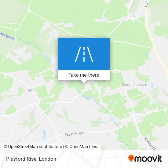 Playford Rise map