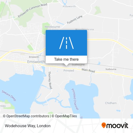 Wodehouse Way map