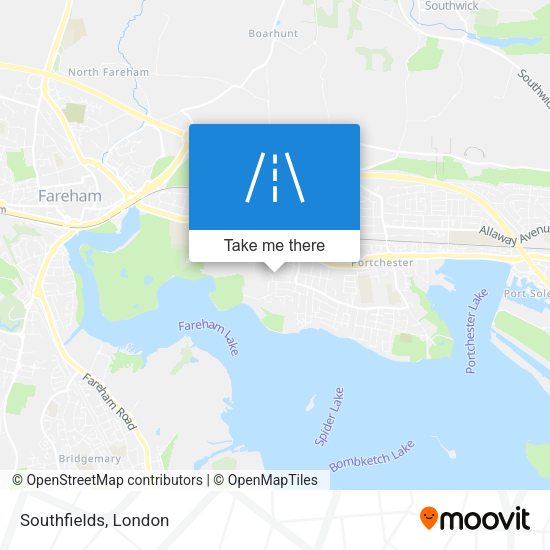 Southfields map