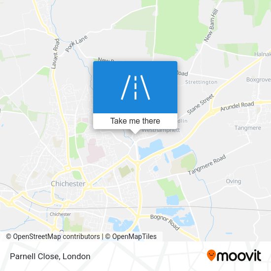 Parnell Close map