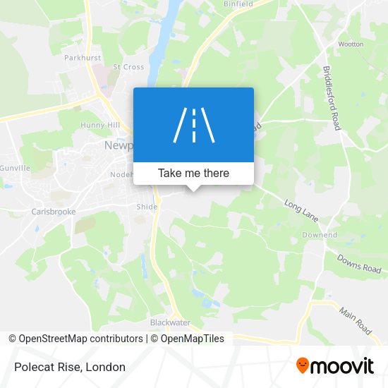 Polecat Rise map