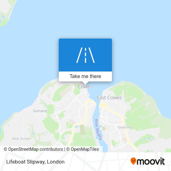 Lifeboat Slipway map