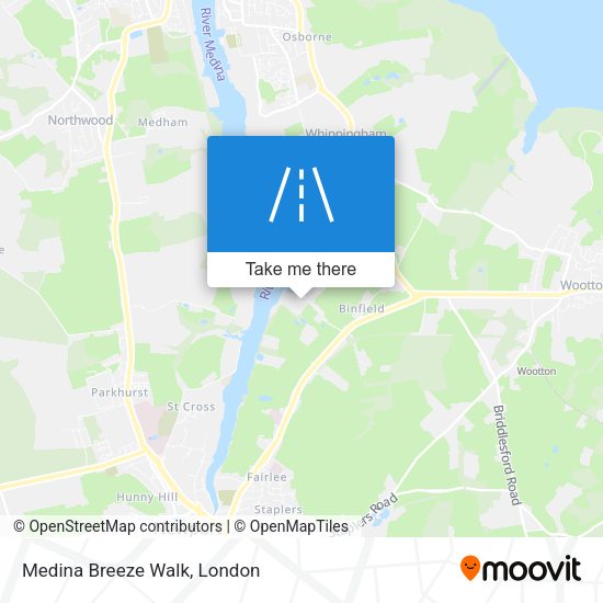 Medina Breeze Walk map