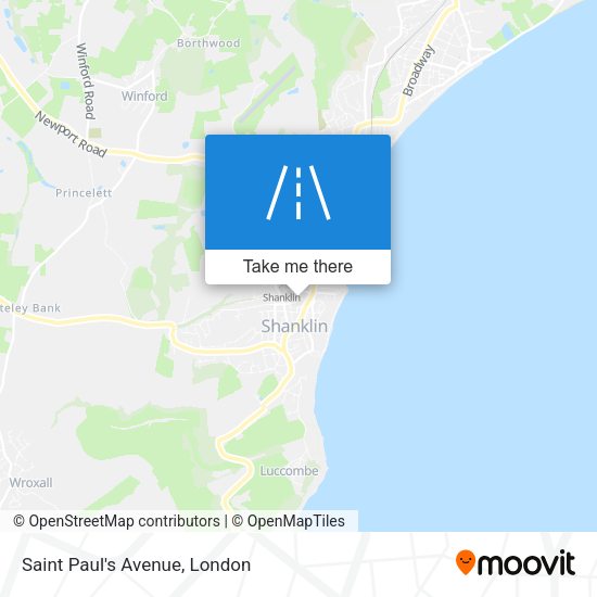 Saint Paul's Avenue map