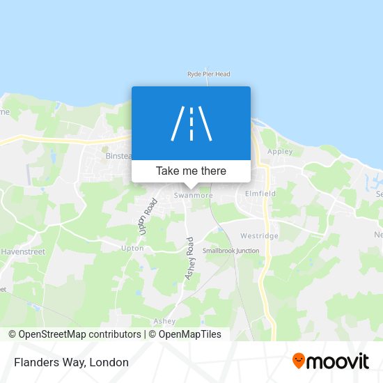 Flanders Way map