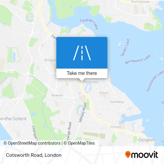 Cotsworth Road map