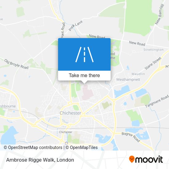 Ambrose Rigge Walk map