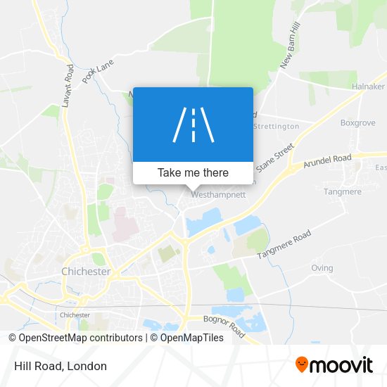 Hill Road map