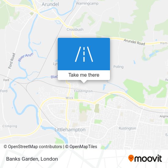 Banks Garden map