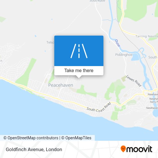 Goldfinch Avenue map