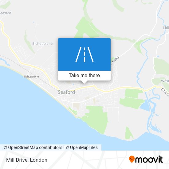 Mill Drive map