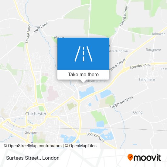 Surtees Street. map