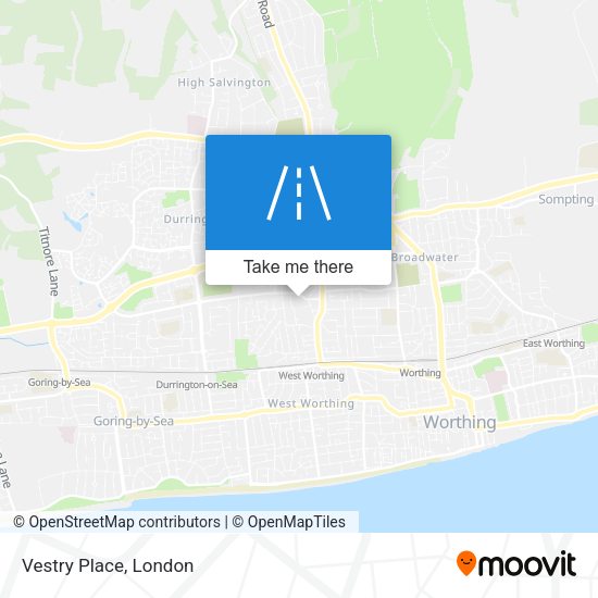 Vestry Place map