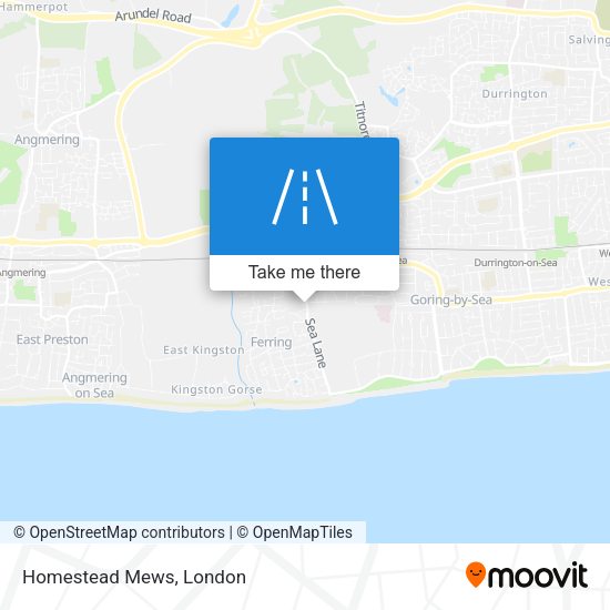 Homestead Mews map