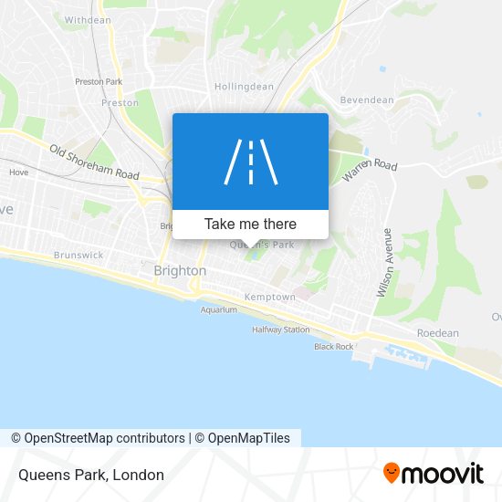 Queens Park map