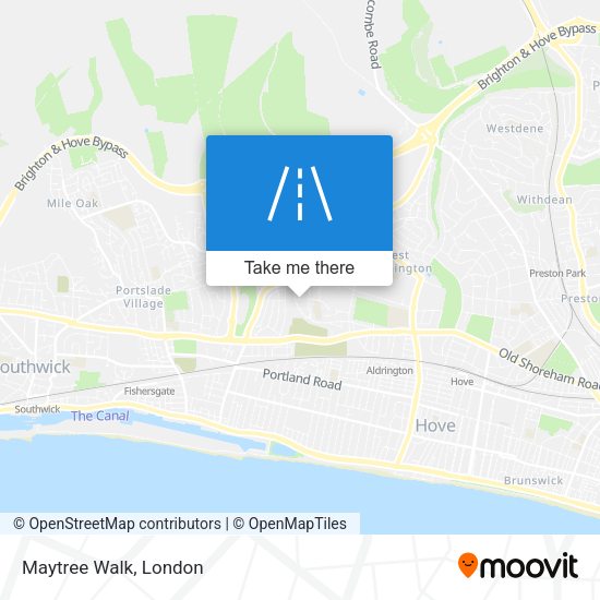 Maytree Walk map