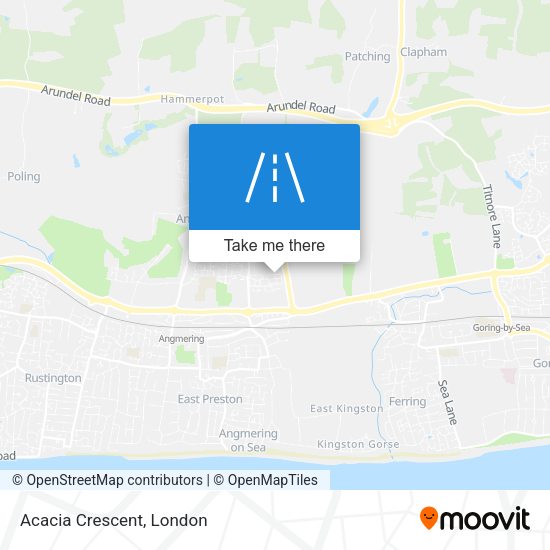 Acacia Crescent map