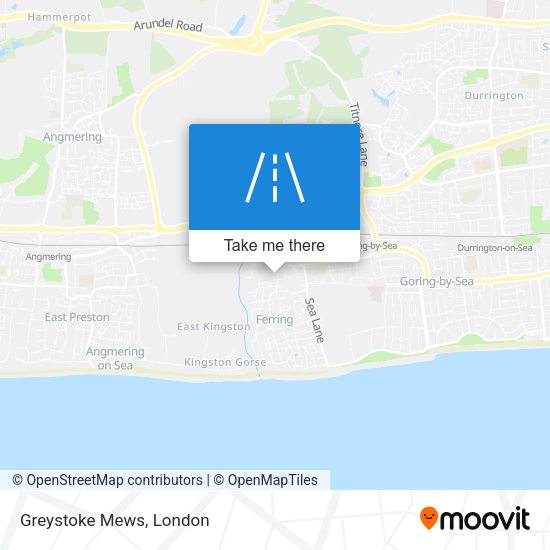 Greystoke Mews map