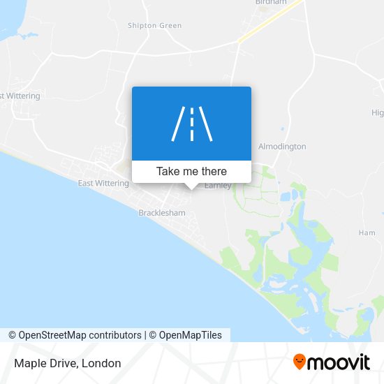 Maple Drive map