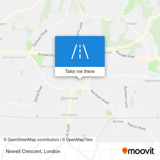 Newell Crescent map