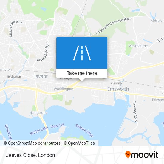 Jeeves Close map