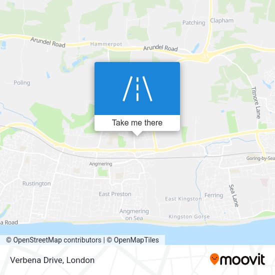 Verbena Drive map
