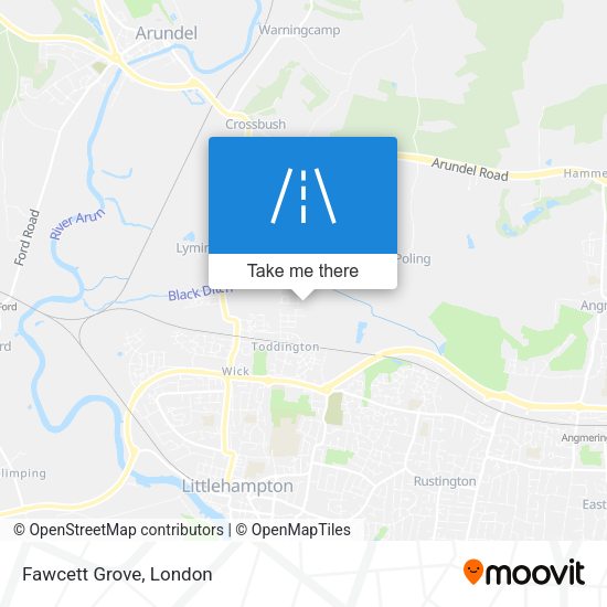 Fawcett Grove map