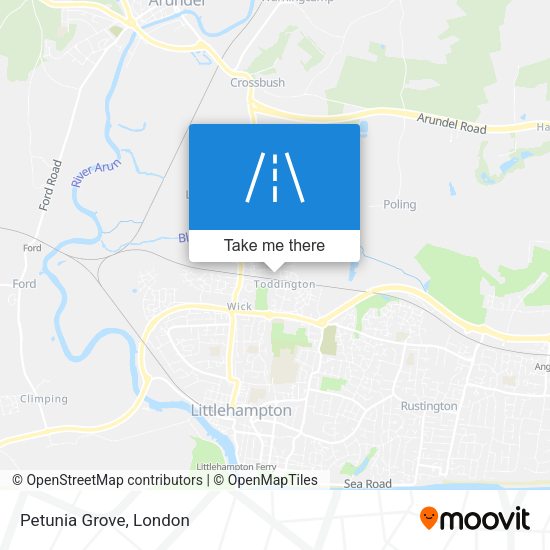 Petunia Grove map