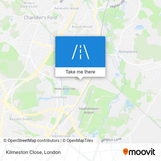 Kilmeston Close map