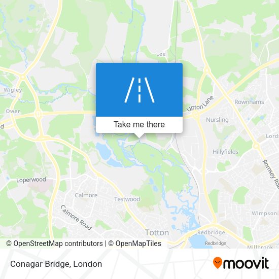 Conagar Bridge map