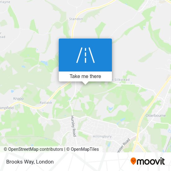 Brooks Way map