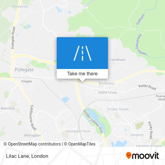 Lilac Lane map