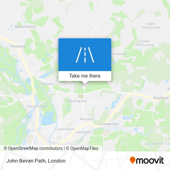 John Bevan Path map