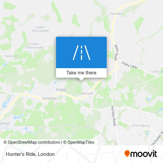 Hunter's Ride map