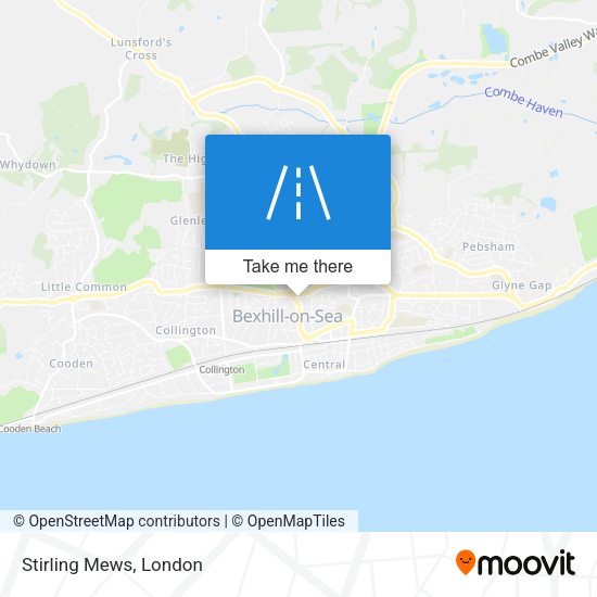 Stirling Mews map