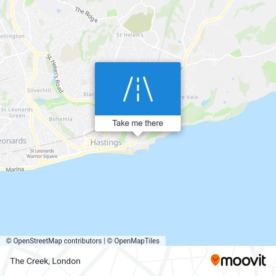 The Creek map