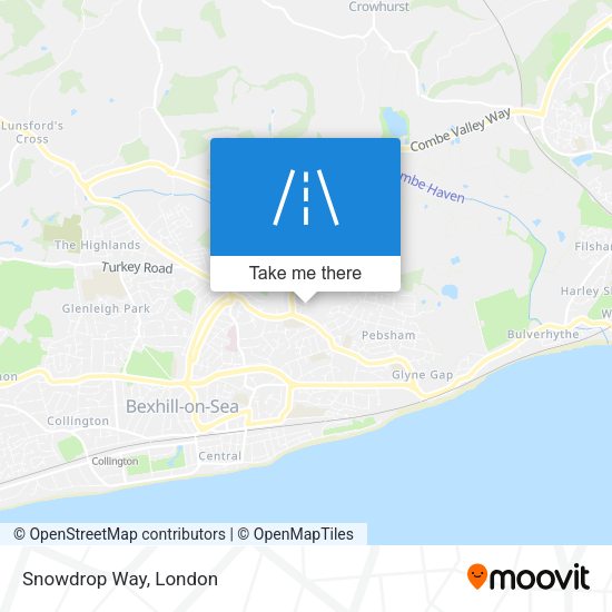 Snowdrop Way map