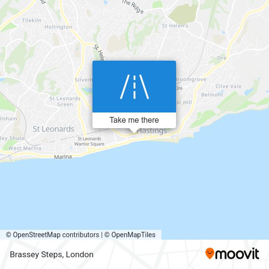 Brassey Steps map