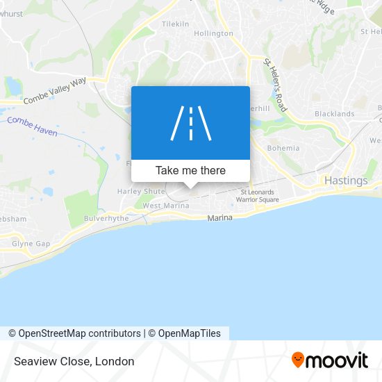 Seaview Close map