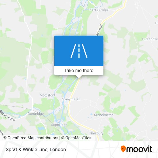 Sprat & Winkle Line map