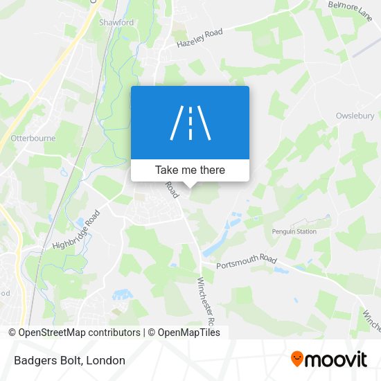 Badgers Bolt map