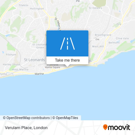 Verulam Place map