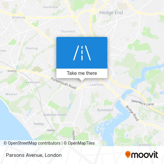 Parsons Avenue map