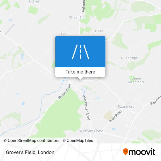 Grover's Field map